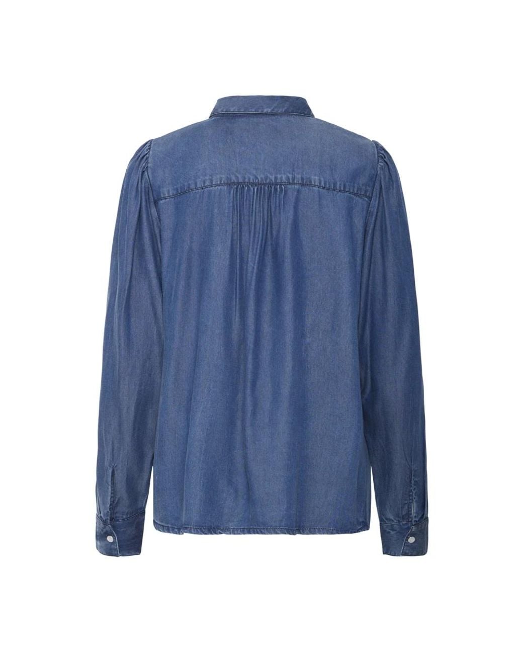 Shirts Ichi en coloris Blue