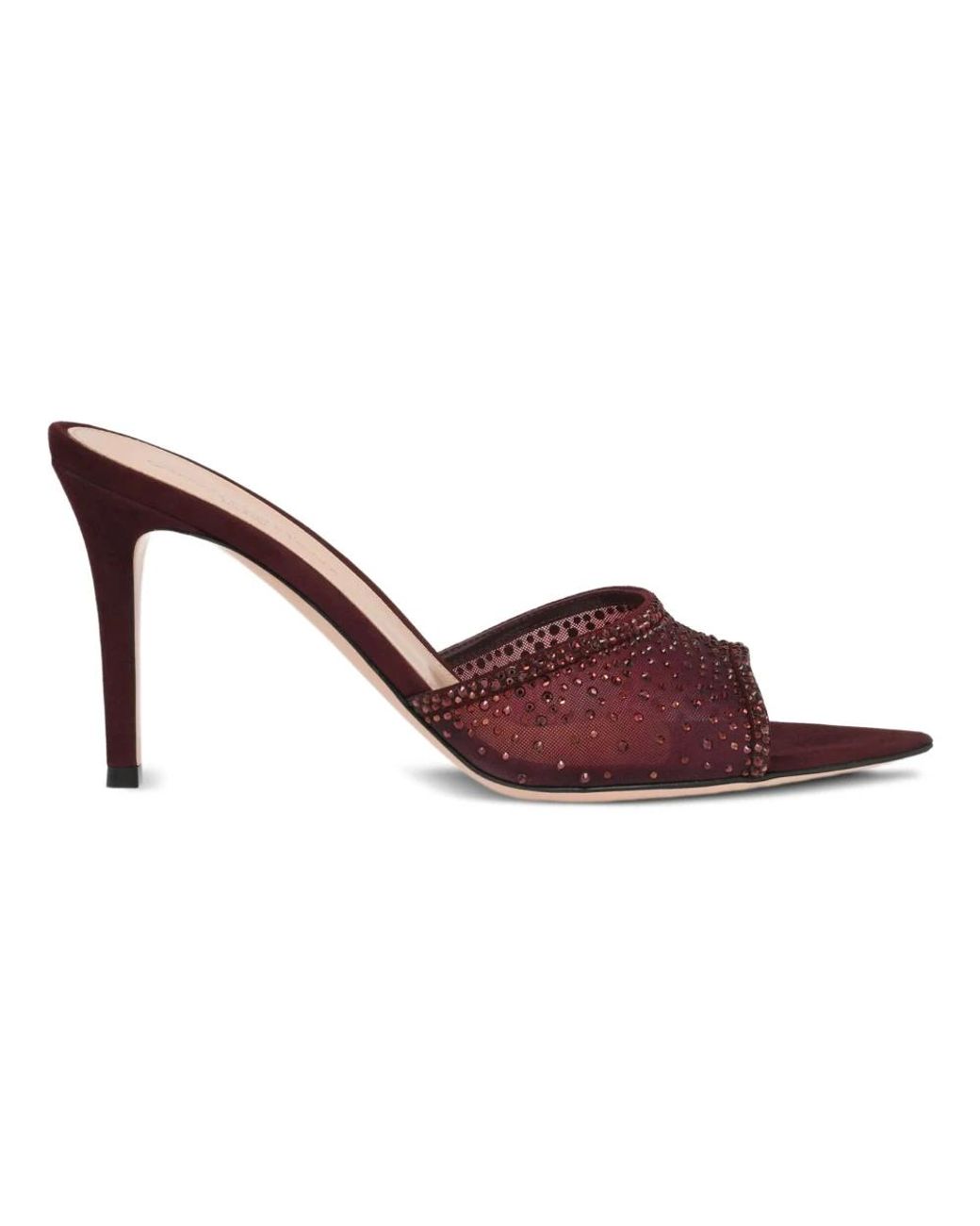 Gianvito Rossi Brown Heeled Mules