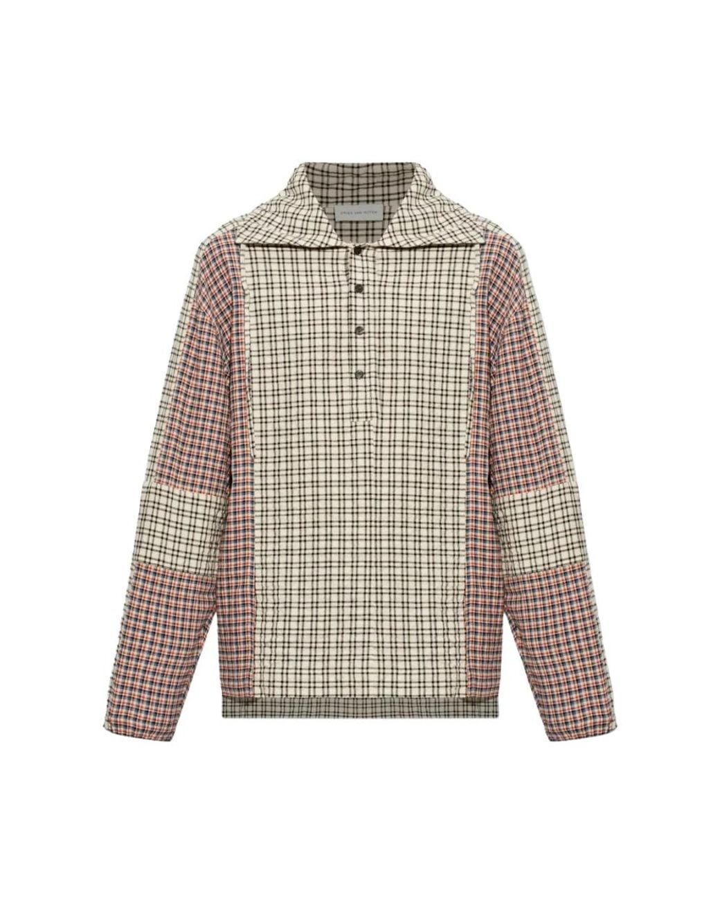Dries Van Noten Gray Casual Shirts for men