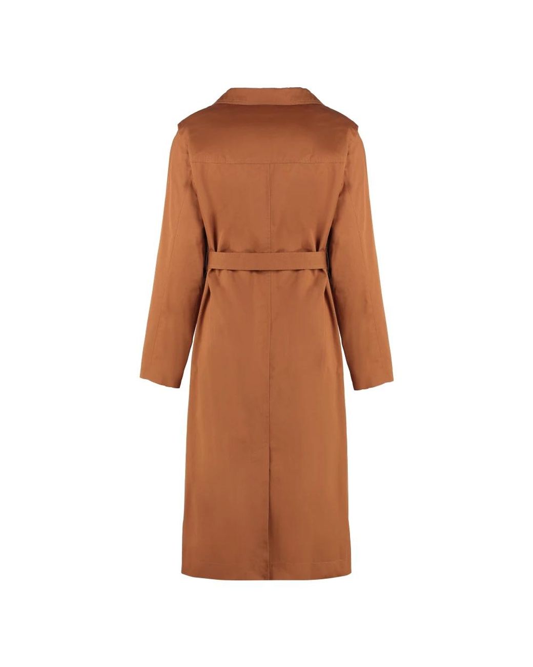 Yves Salomon Brown Single-Breasted Coats
