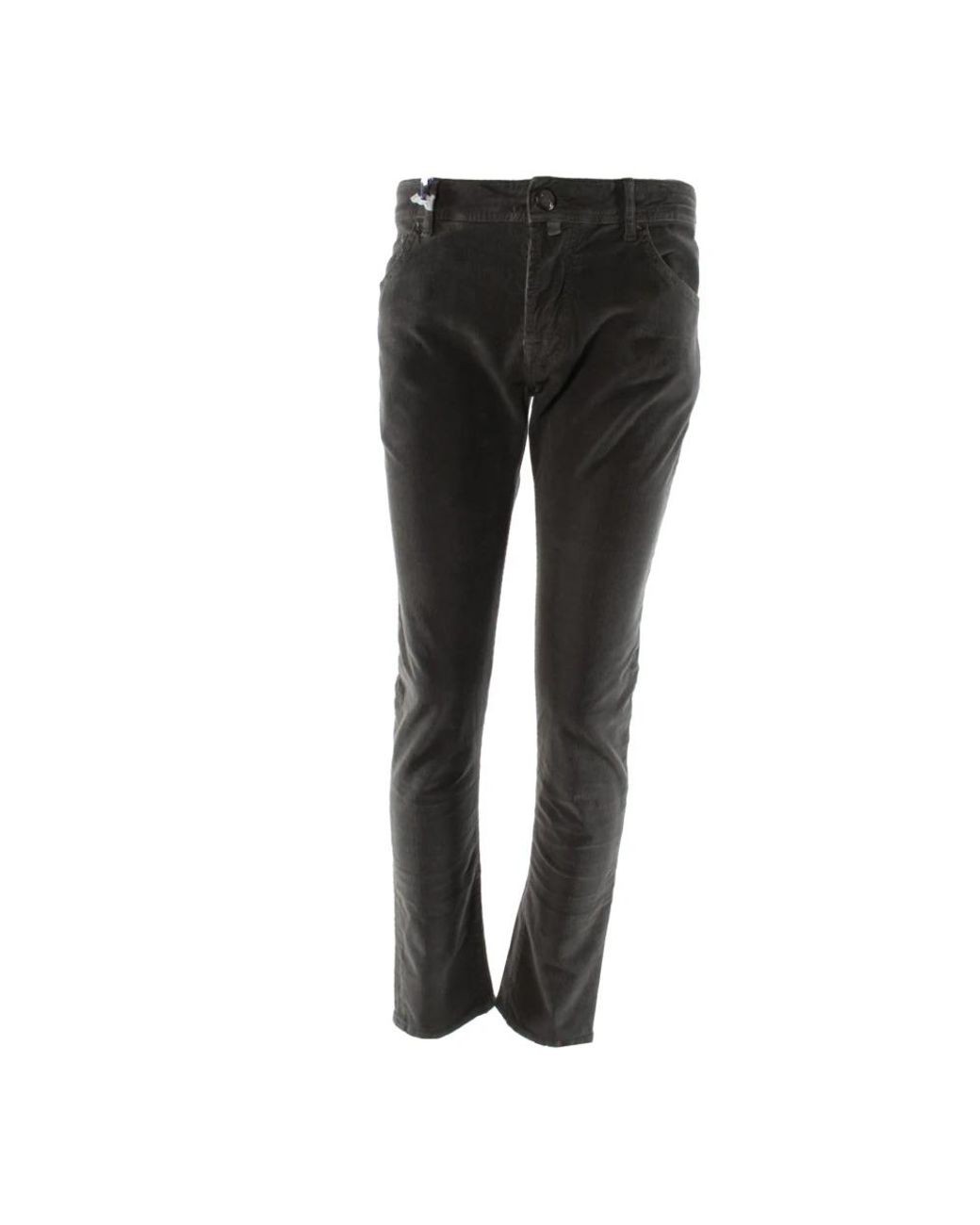 Jacob Cohen Black Straight Trousers for men