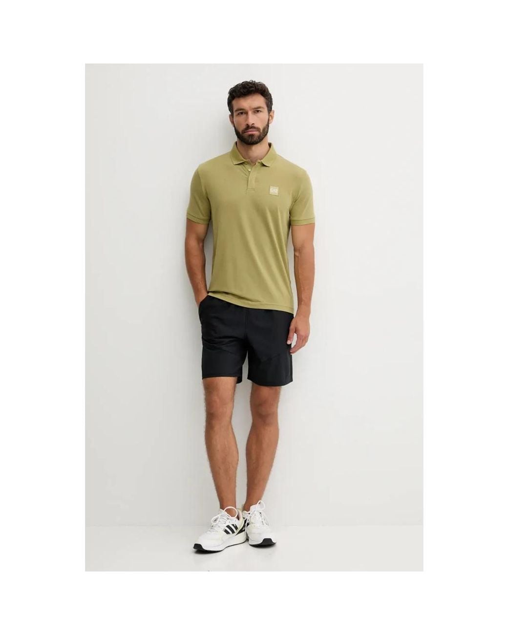 Polo Shirts EA7 de hombre de color Green