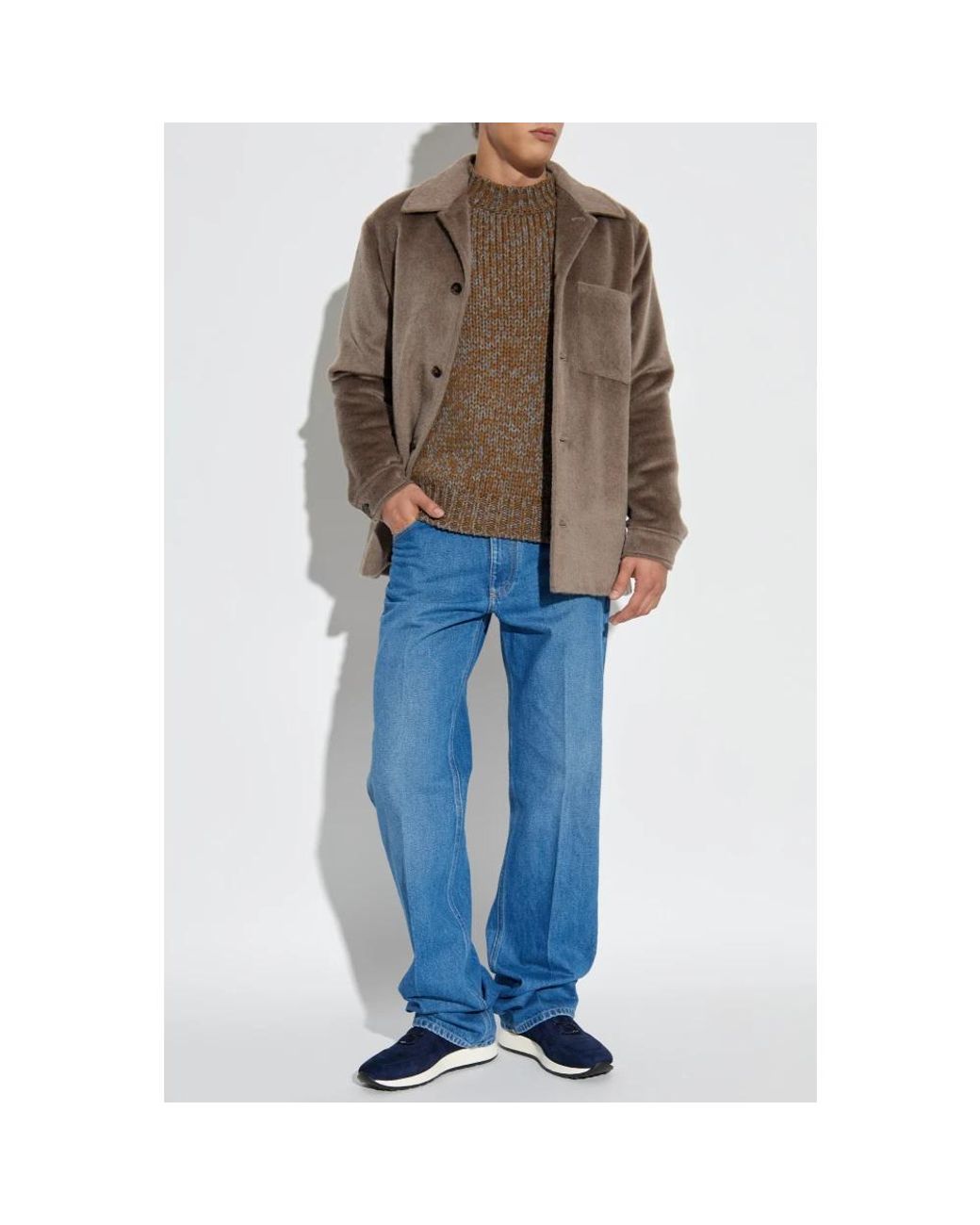 Tod's Jassen ,Bruin ,Wol Wollen Jas in het Brown voor heren