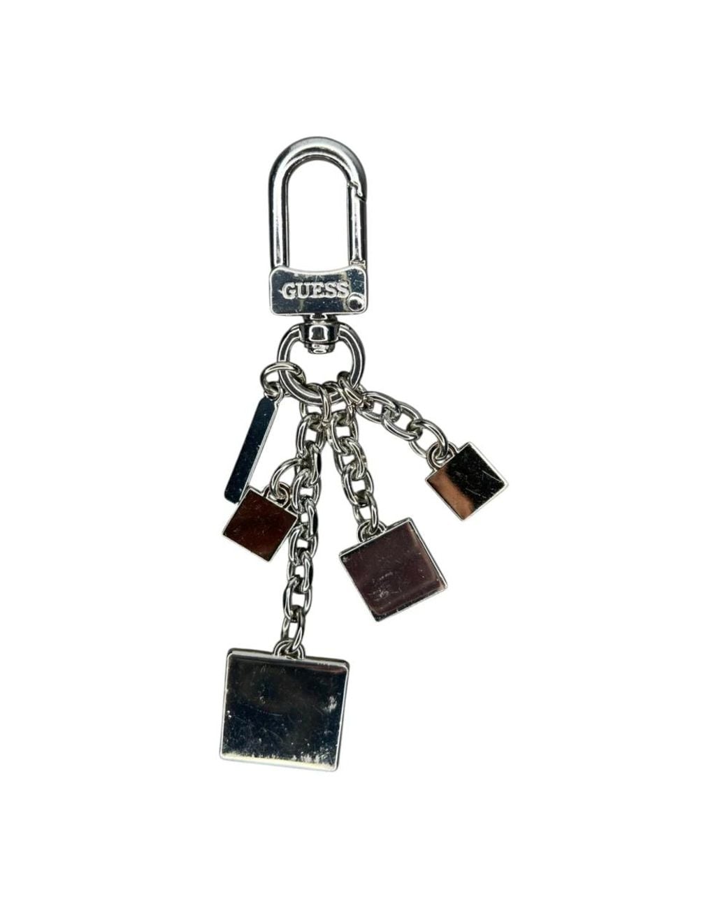 Guess White Keychains