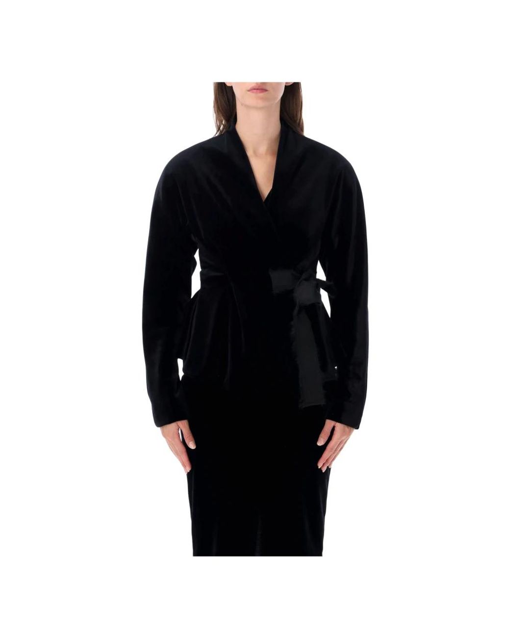 Alberta Ferretti Black Blazers