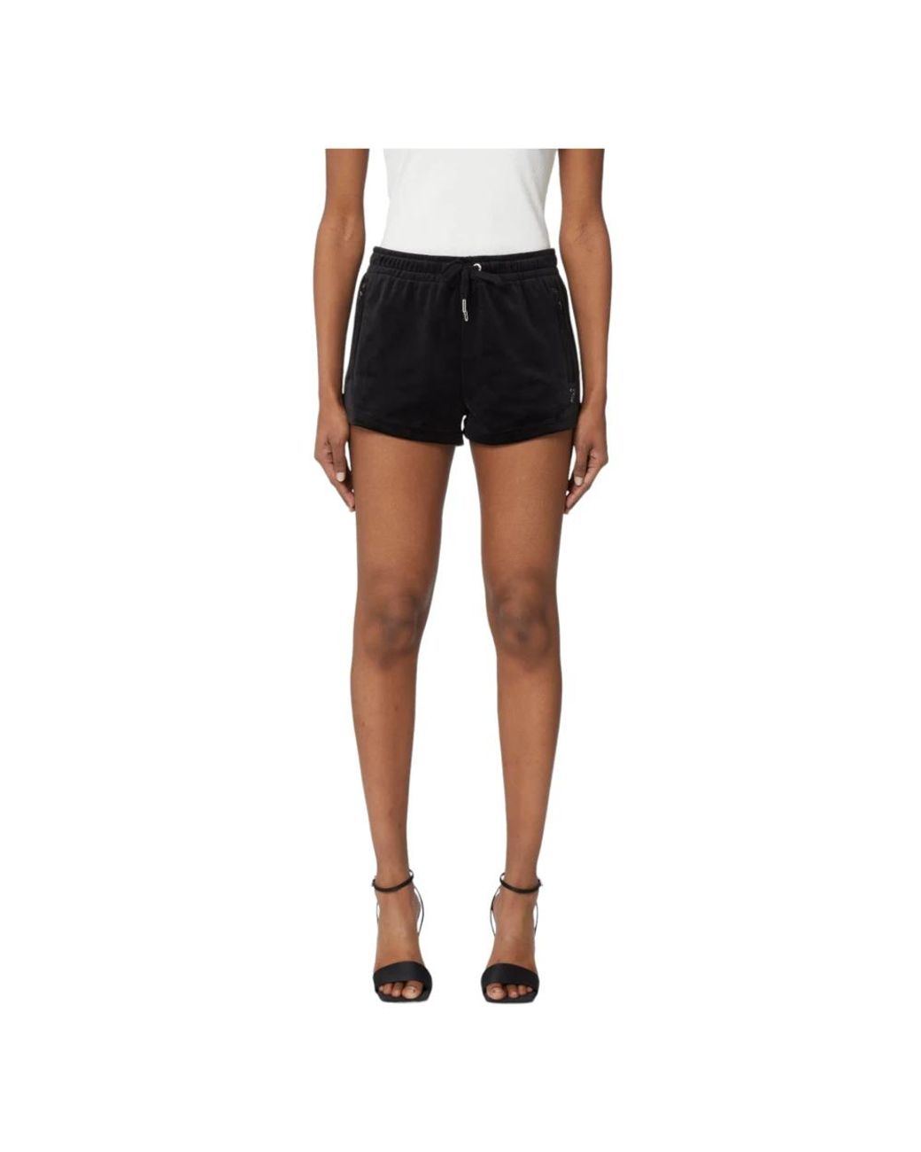 Juicy Couture Black Short Shorts