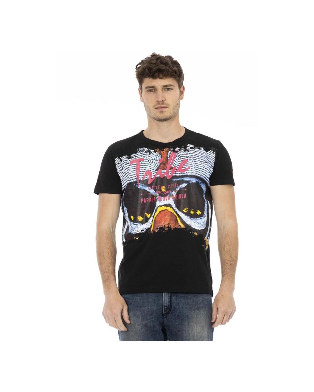 Trussardi Tops ,Zwart ,T-Shirts in het Black voor heren