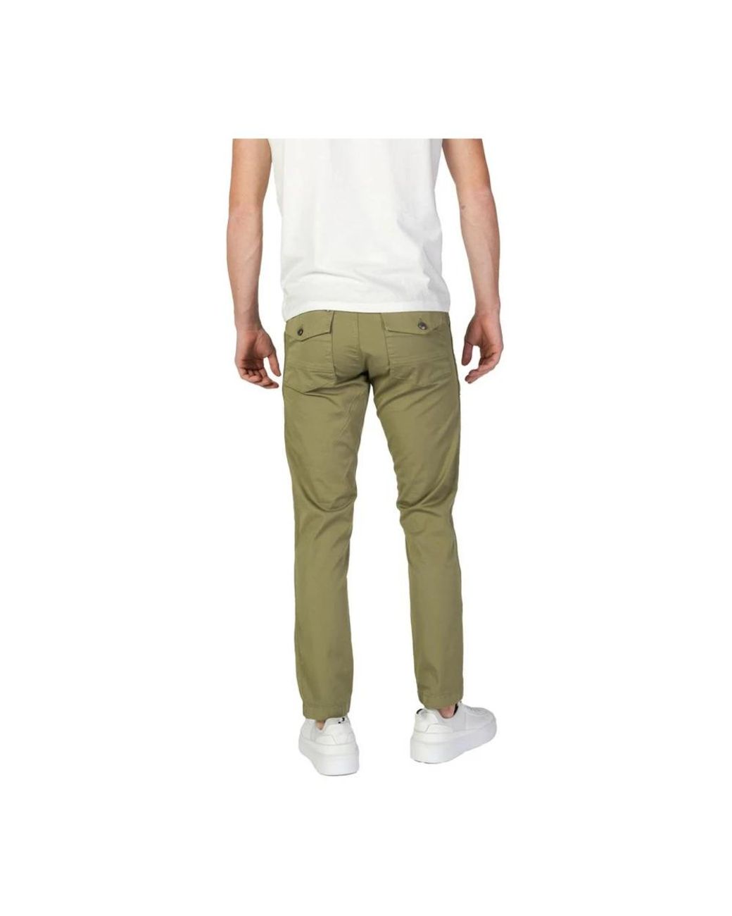 Refrigiwear Green Slim-Fit Trousers for men
