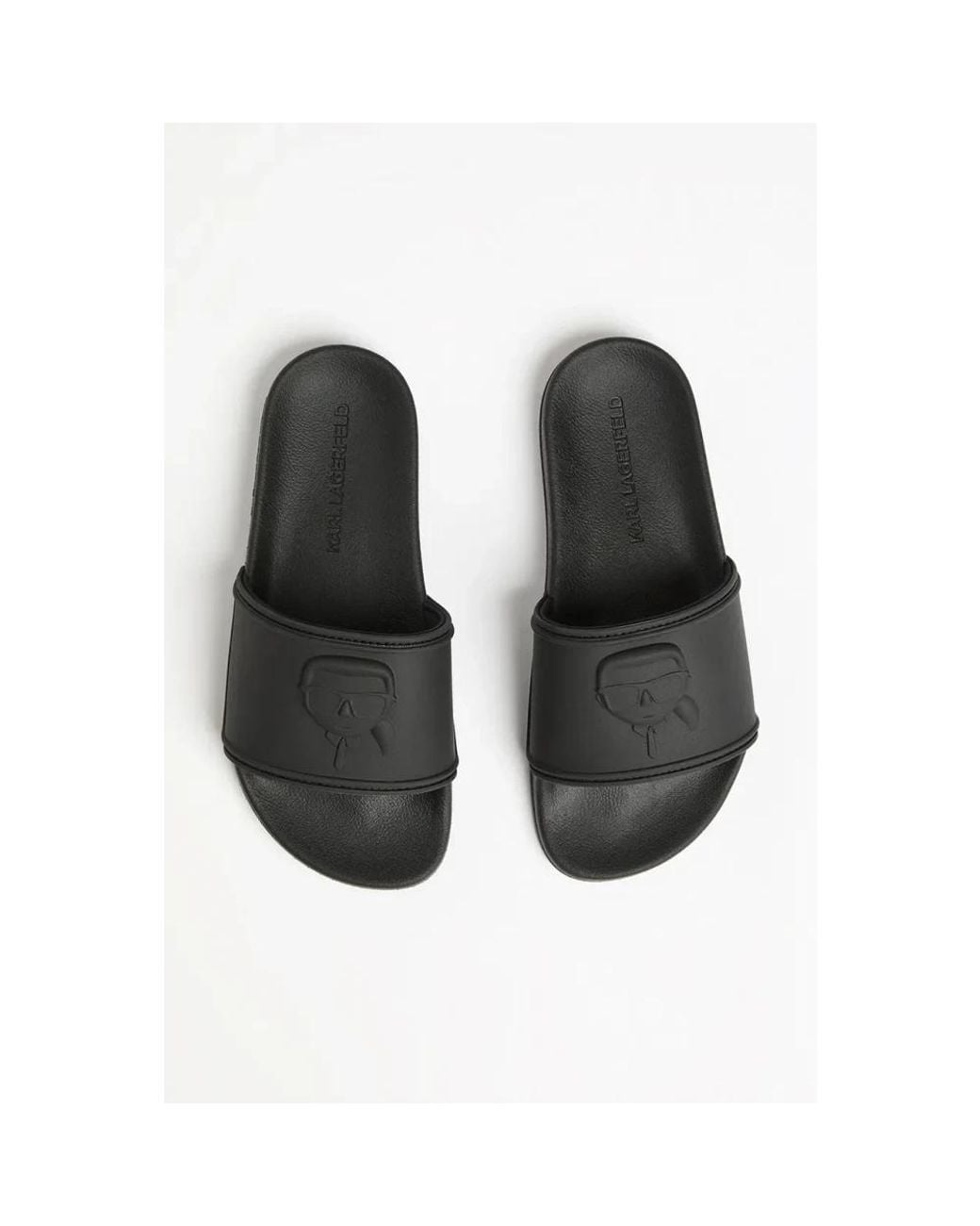 Karl Lagerfeld Black Kondo 2.0 Slides