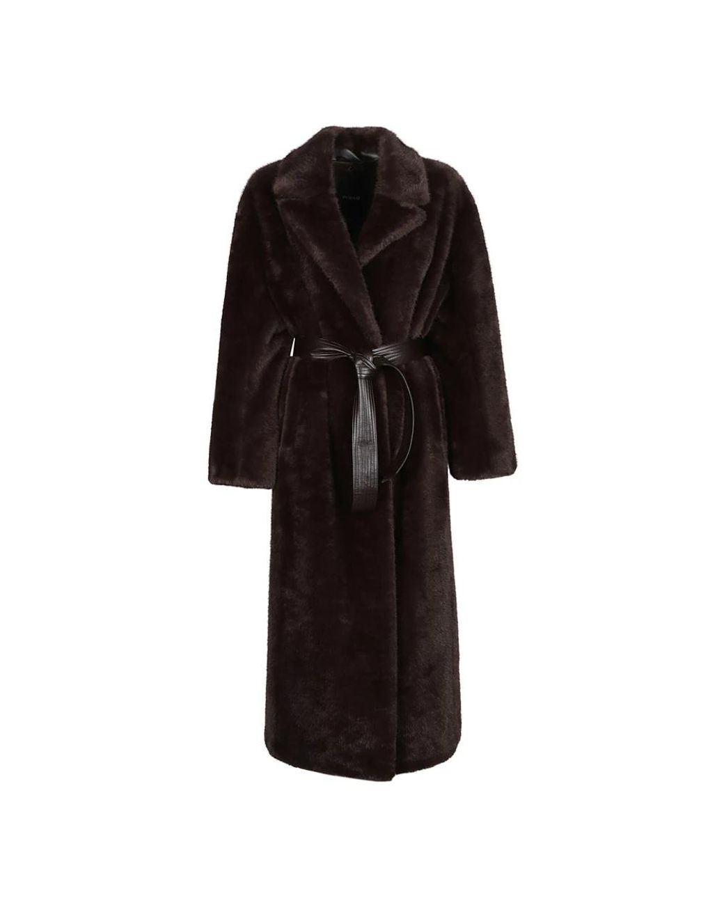 Pinko Black Belted Coats