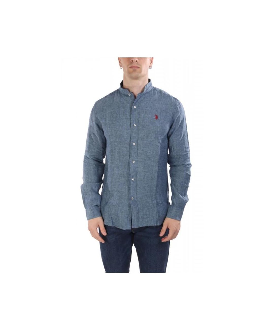 U.S. POLO ASSN. Blue Casual Shirts for men