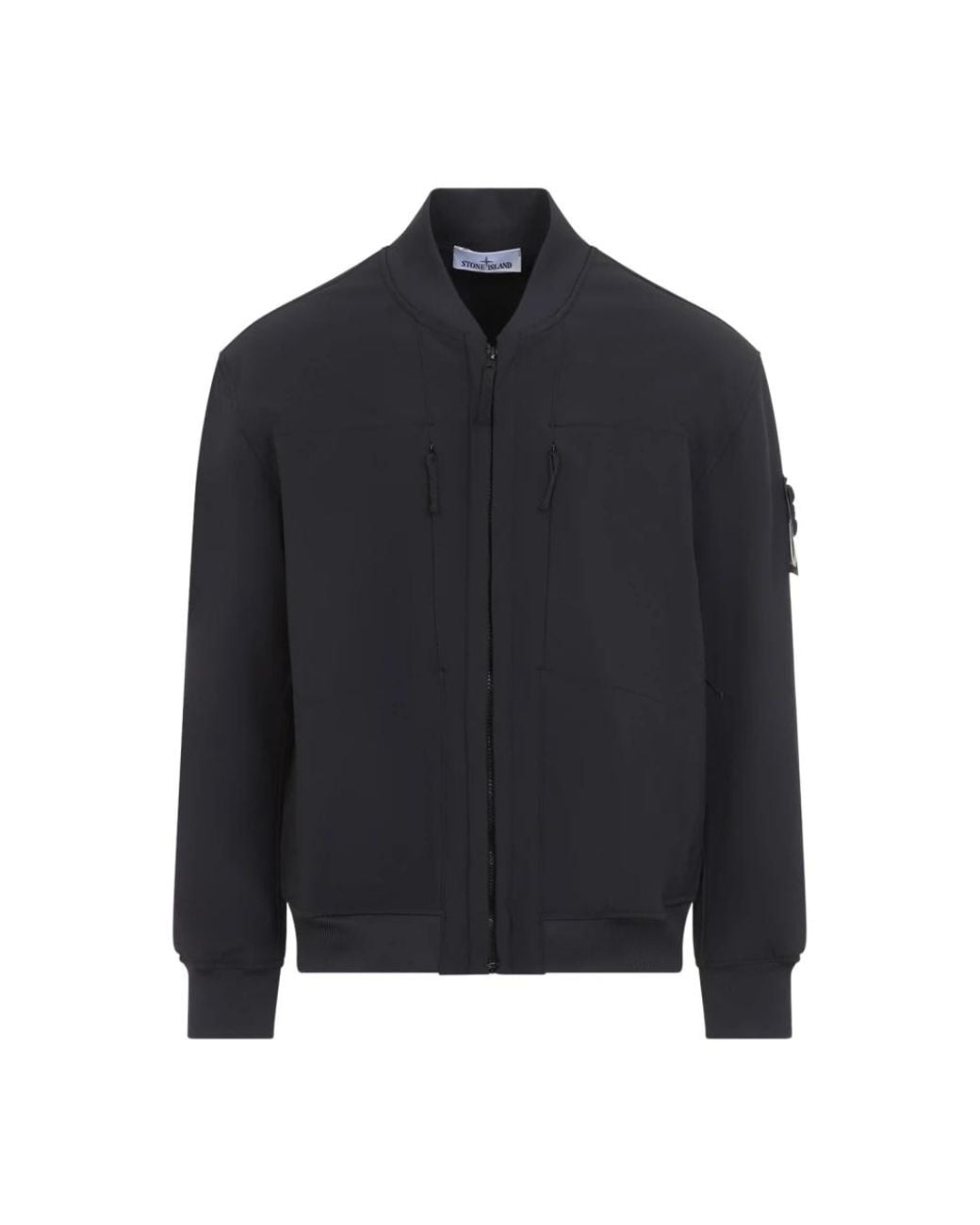 Stone Island Blue Bomber Jackets for men