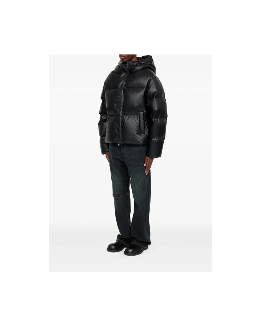 MM6 by Maison Margiela Black Winter Jackets for men