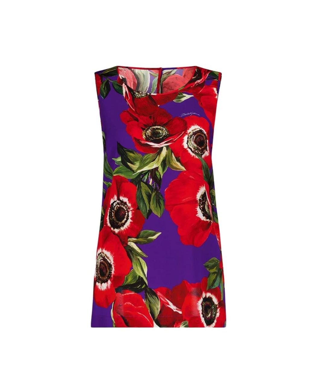 Dolce & Gabbana Red Sleeveless Tops