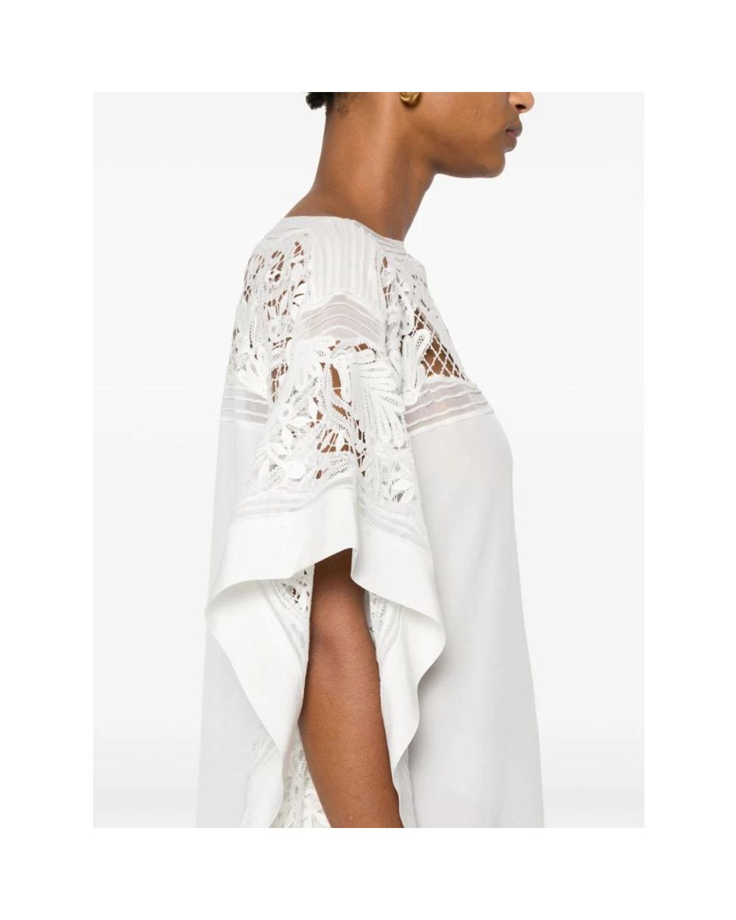Ermanno Scervino White Short Dresses