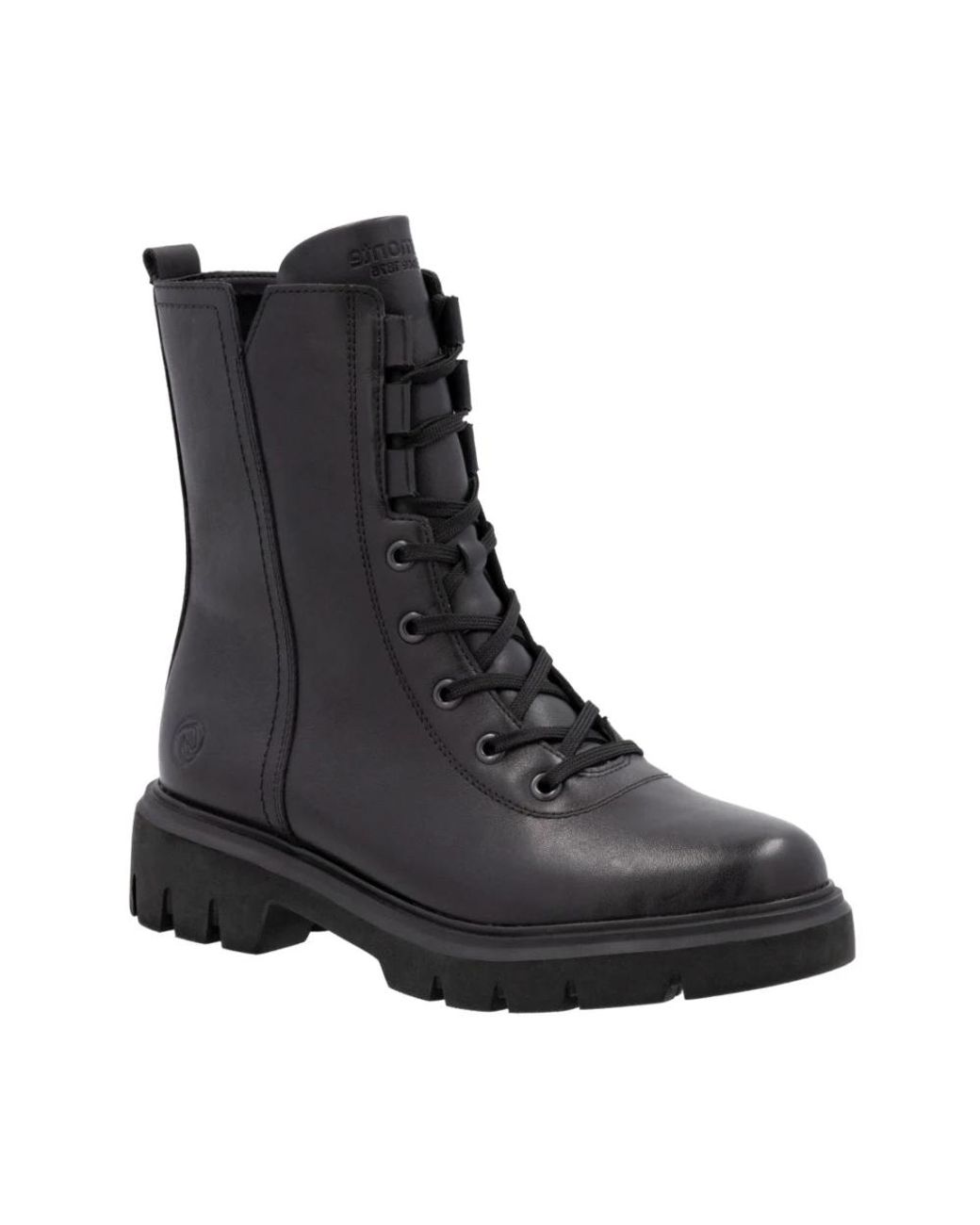 Remonte Black Lace-Up Boots