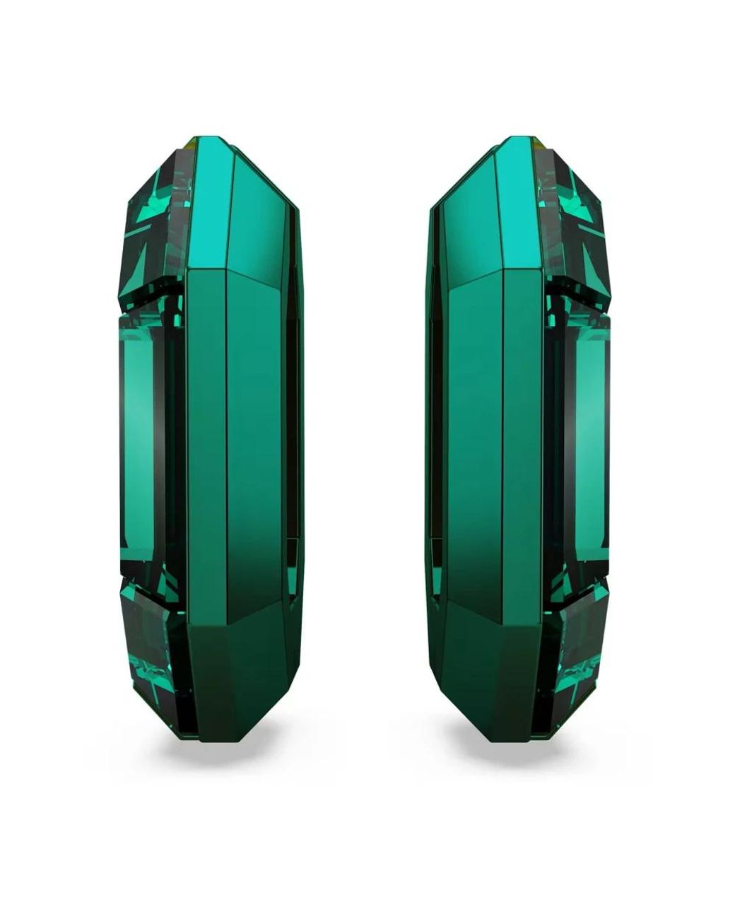 Swarovski Green Lucent Small Hoop Earrings