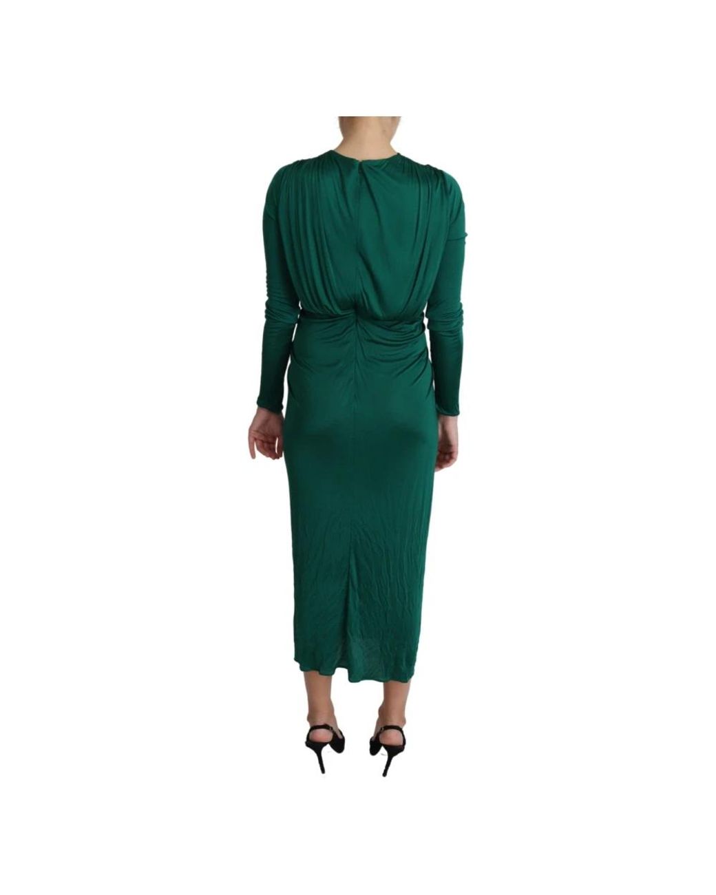 Dolce & Gabbana Green Midi Dresses