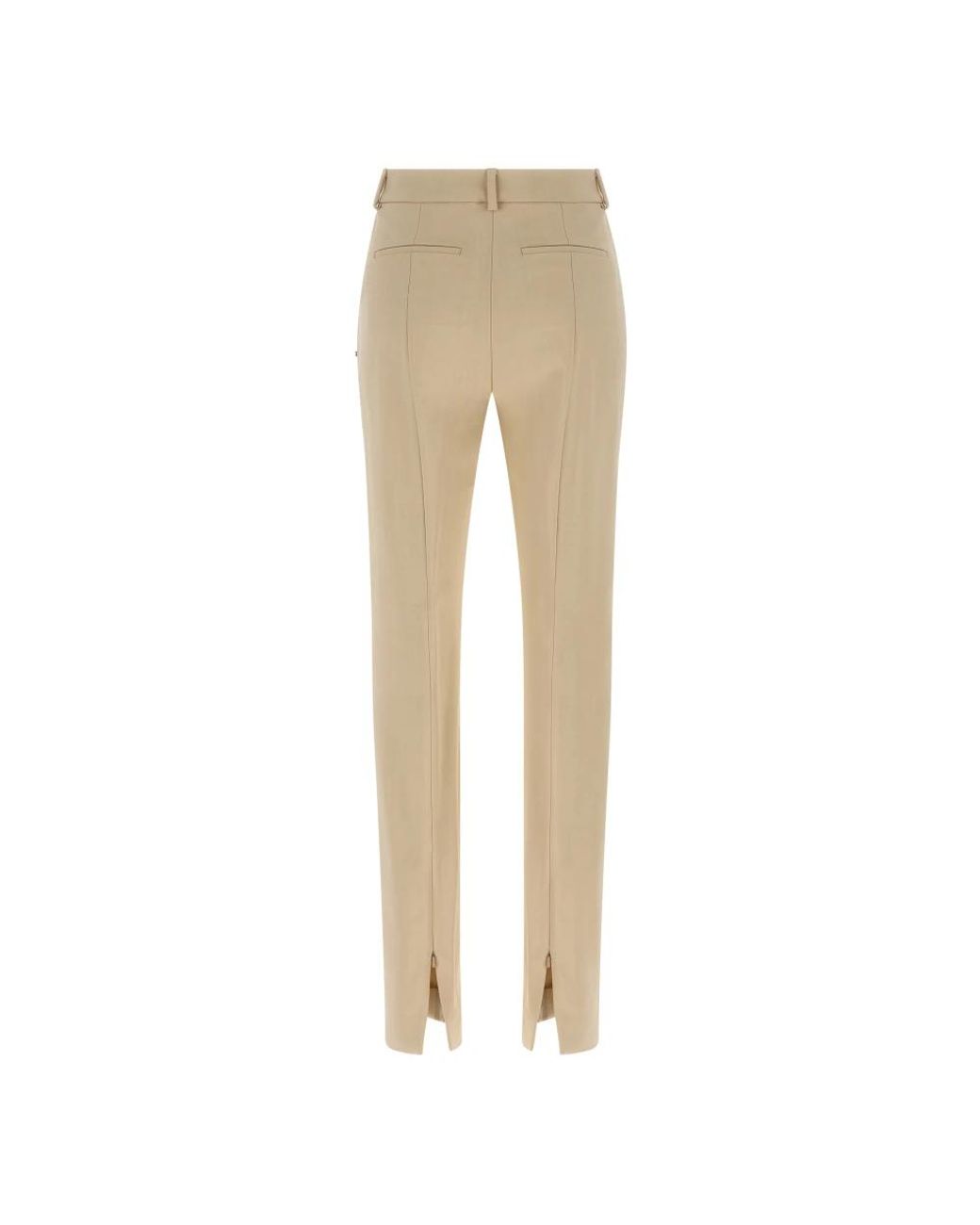 Sportmax Natural Slim-Fit Trousers