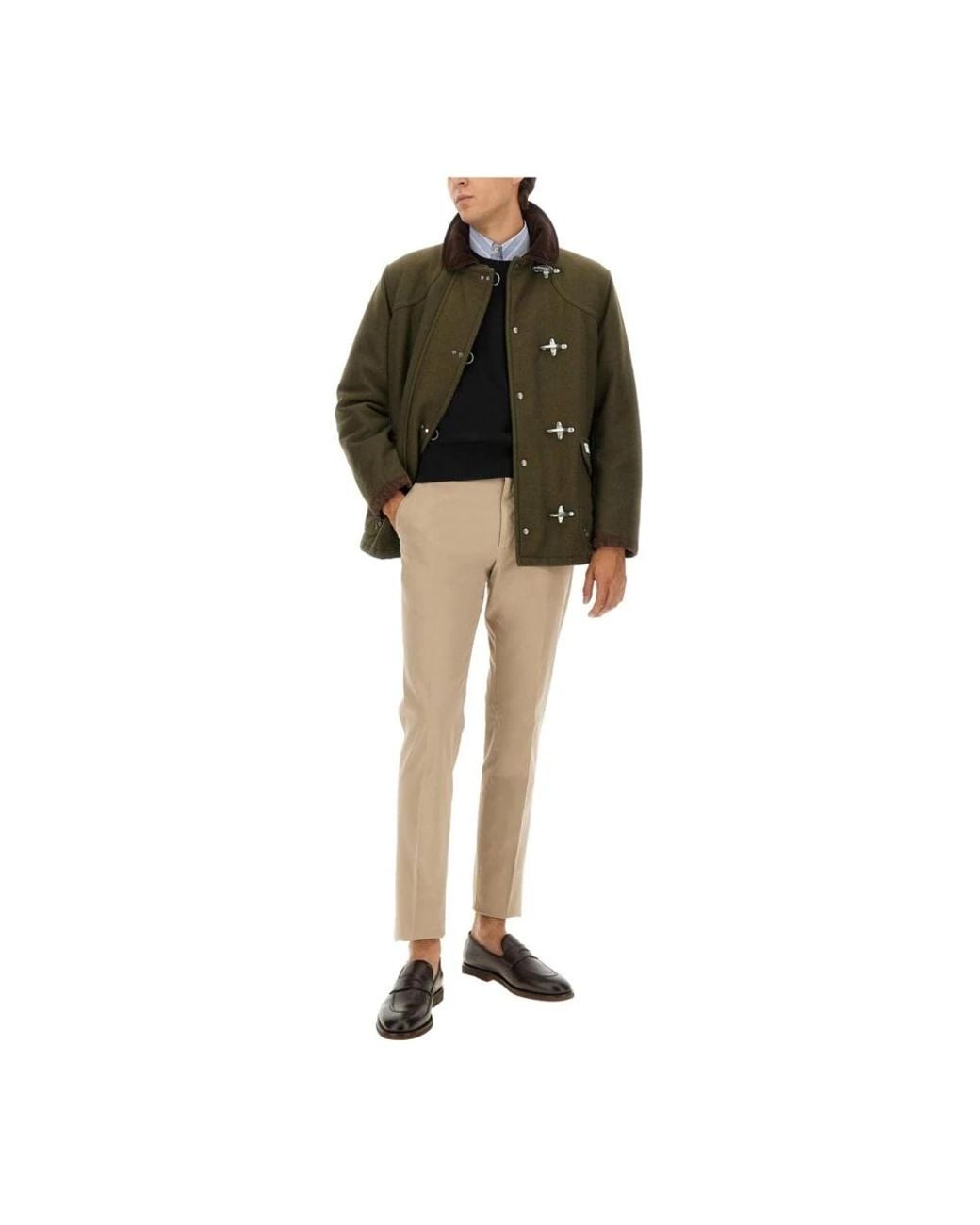 Light Jackets Fay de hombre de color Green