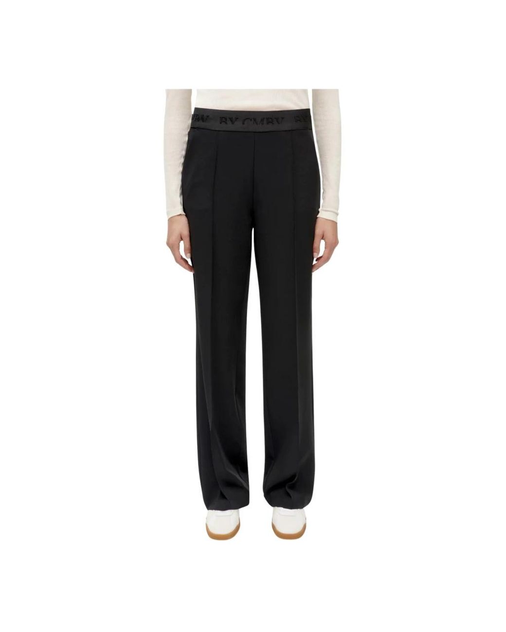 Cambio Black Wide Trousers