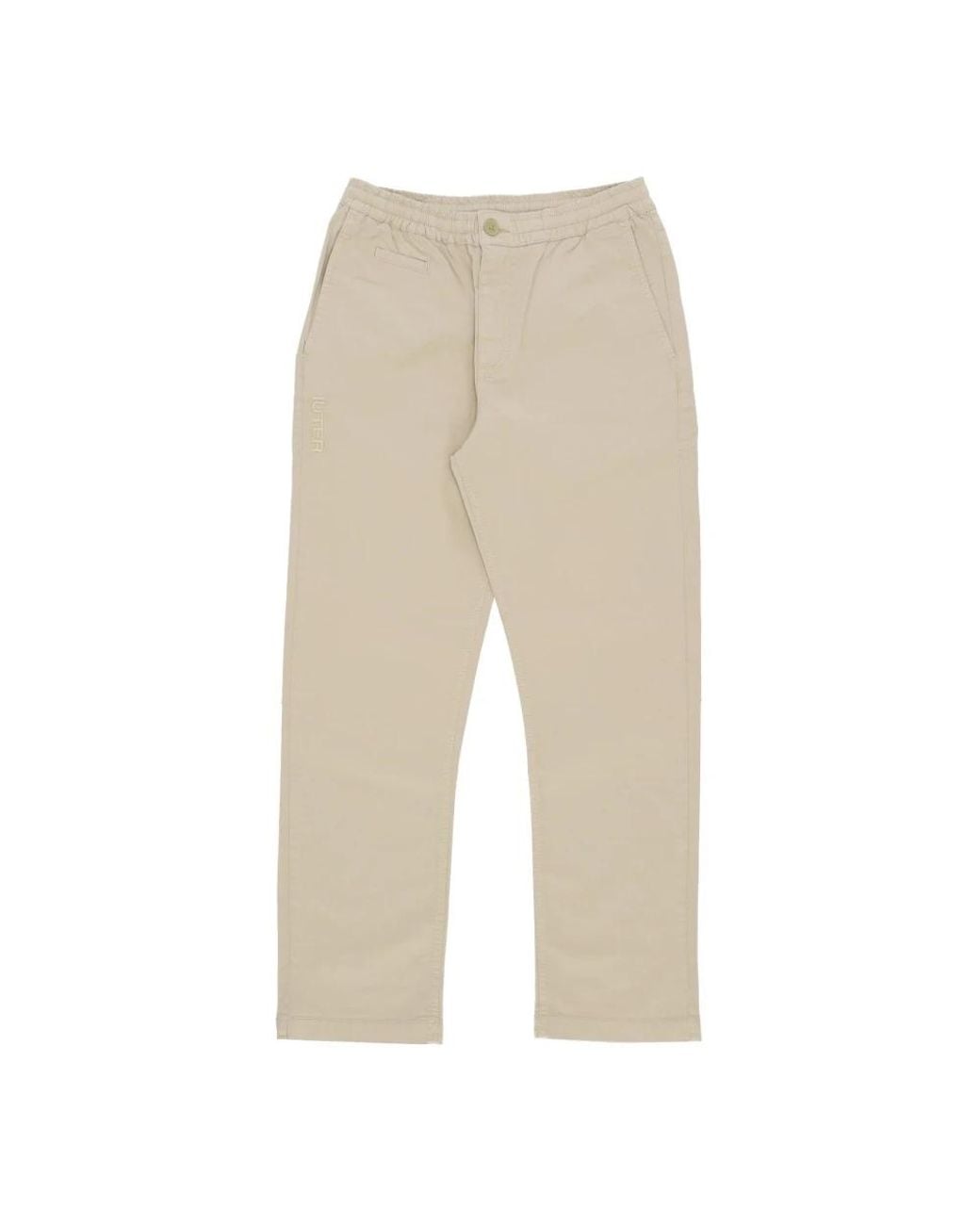Iuter Natural Straight Trousers for men