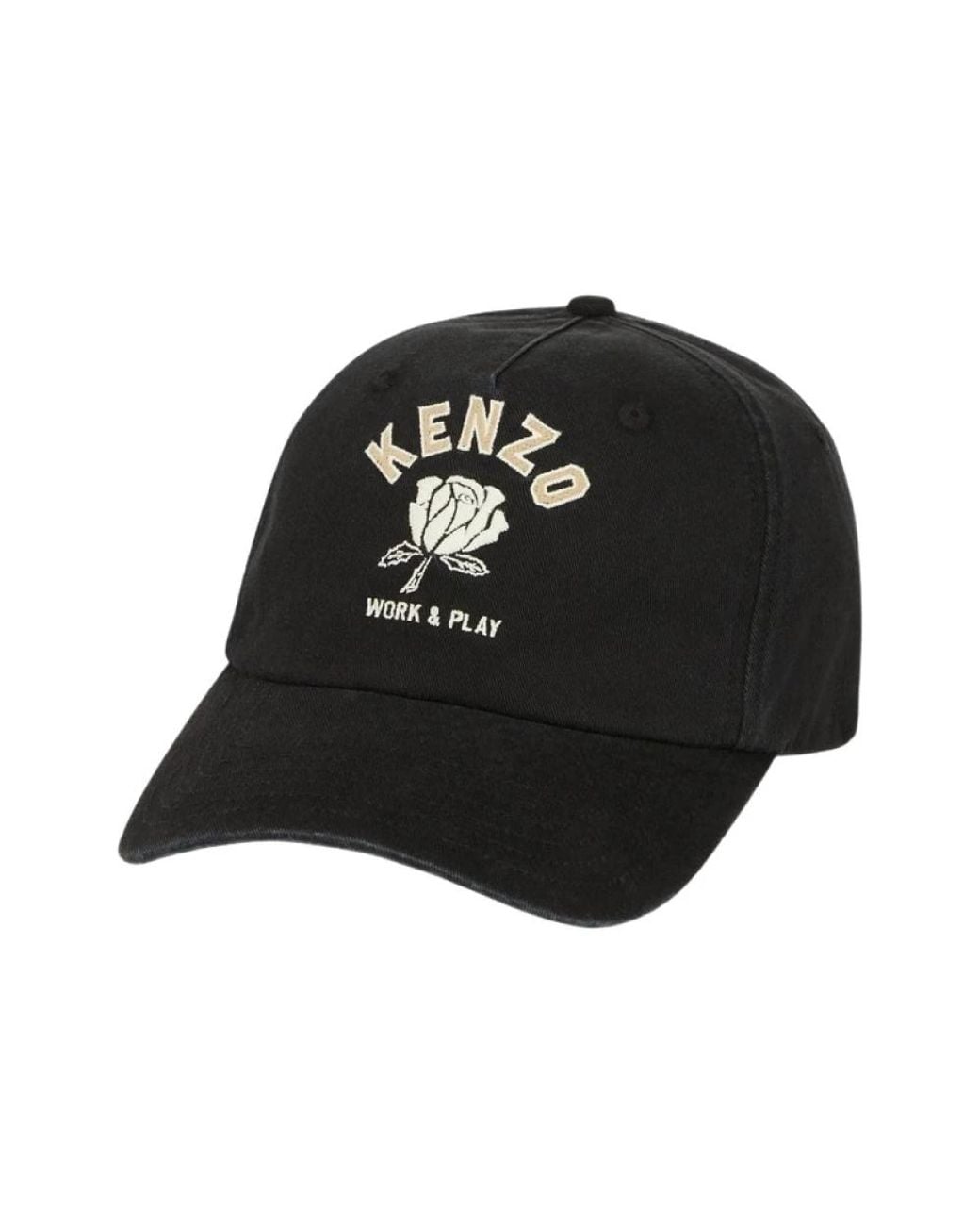 KENZO Work And Play Trucker Cap in het Black voor heren