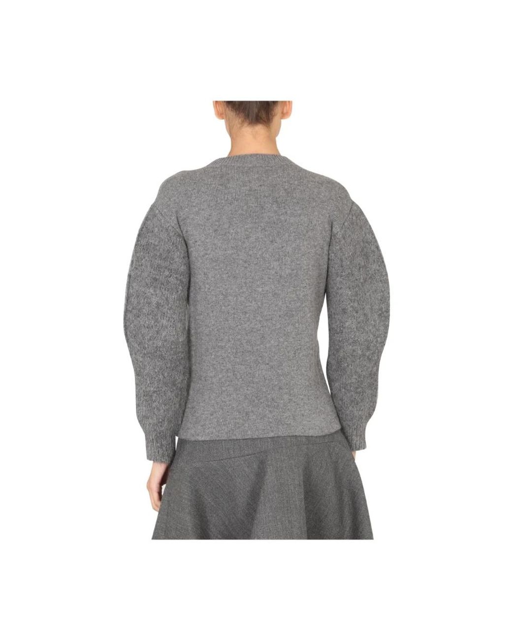 Jil Sander Gray Round-Neck Knitwear