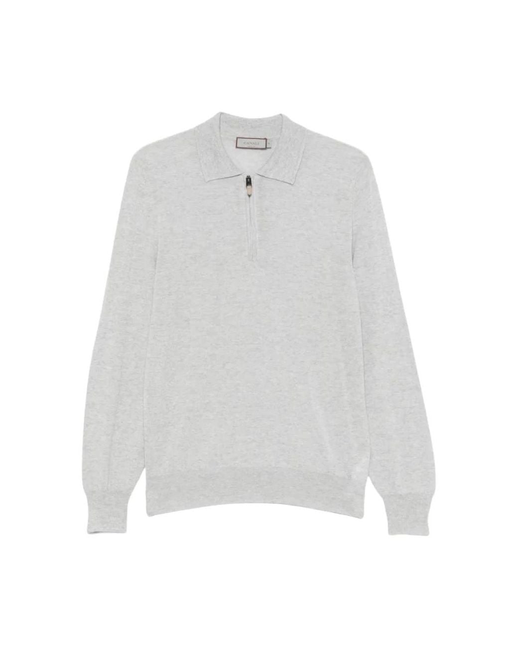 Canali White Polo Shirts for men