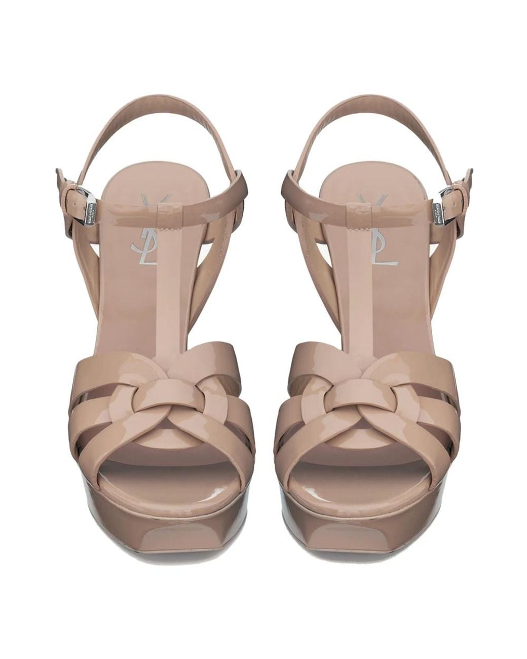 Saint Laurent Metallic High Heel Sandals