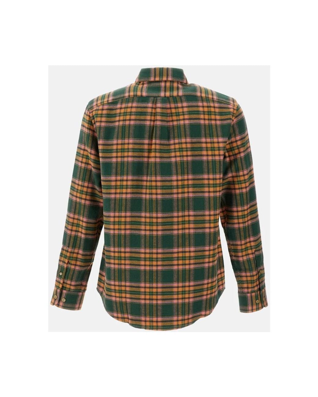 Portuguese Flannel Green Casual Shirts for men