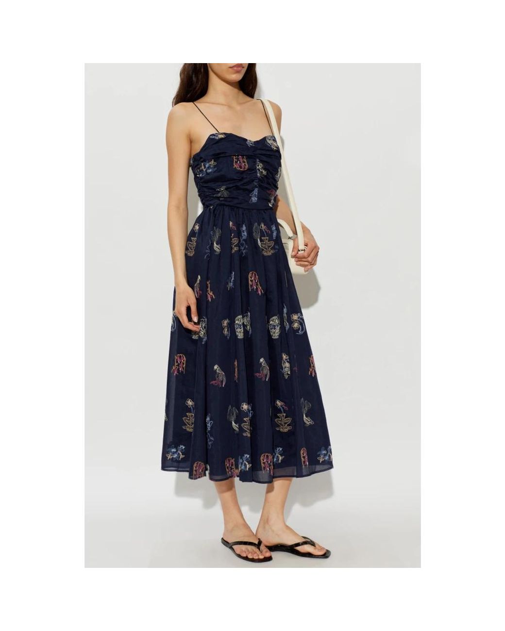 Midi Dresses Munthe de color Blue