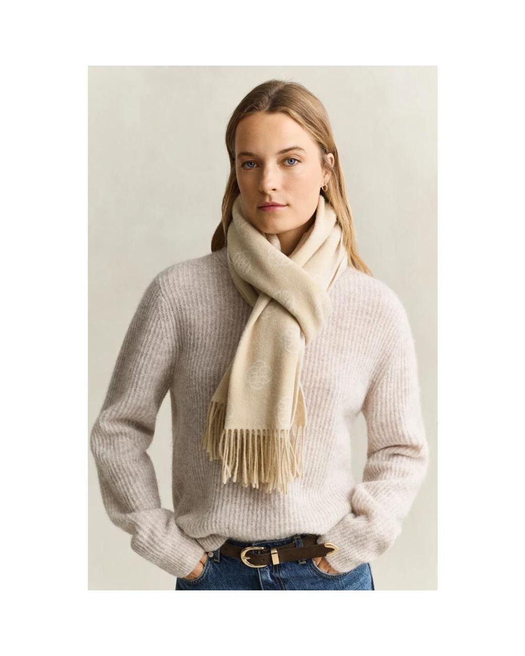 Winter Scarves di Gant in Natural