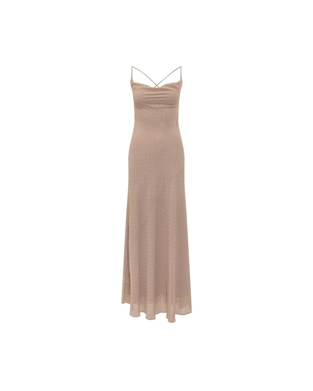 Pinko Brown Maxi Dresses