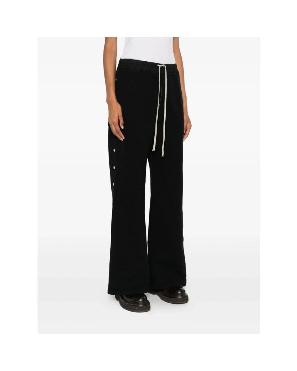 Wide Trousers Rick Owens de color Black