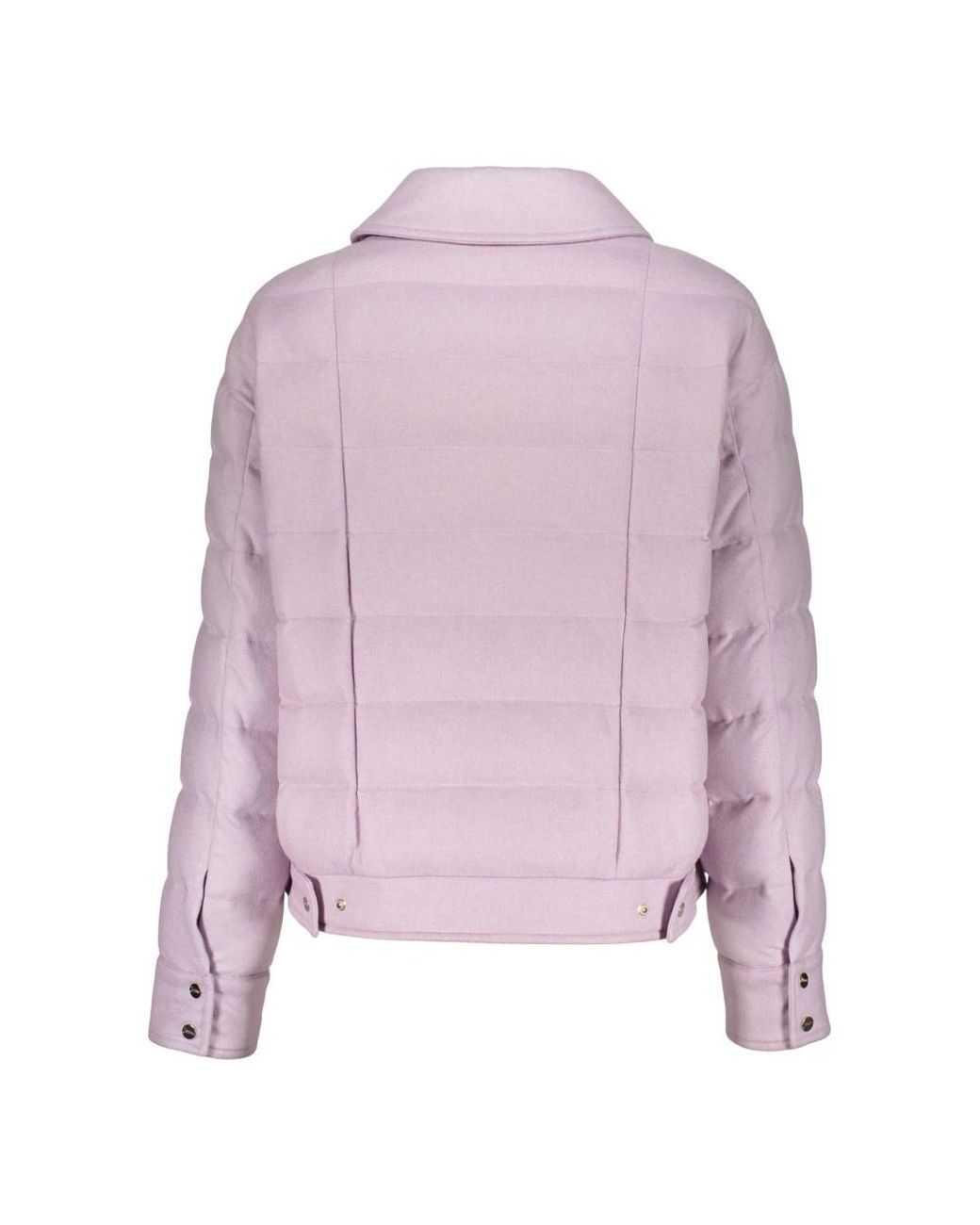 Herno Jassen ,Roze ,Wol Gewatteerd Jack in het Purple