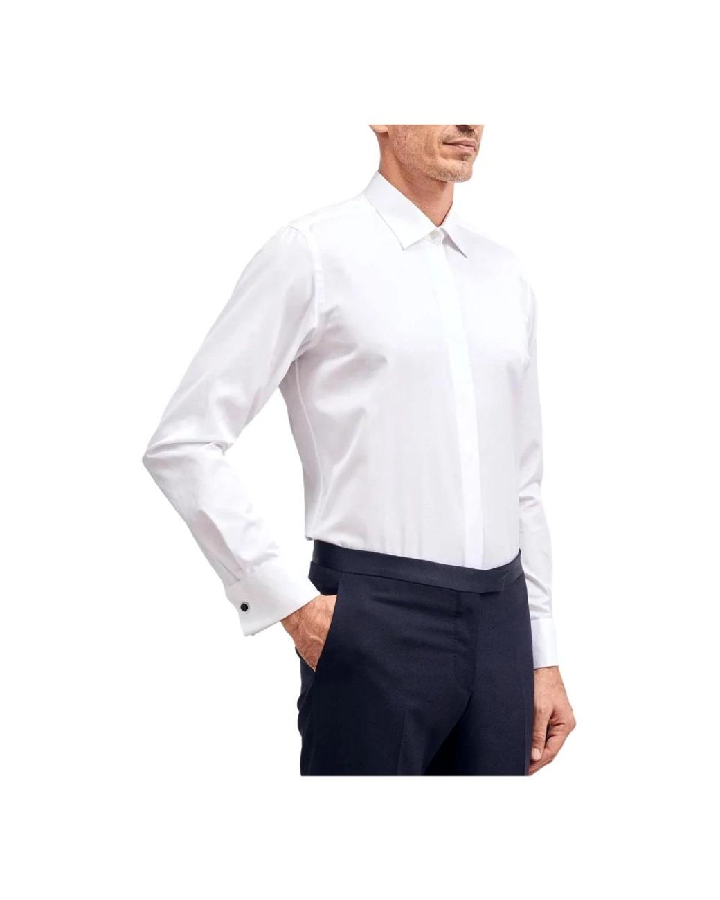Xacus White Formal Shirts for men