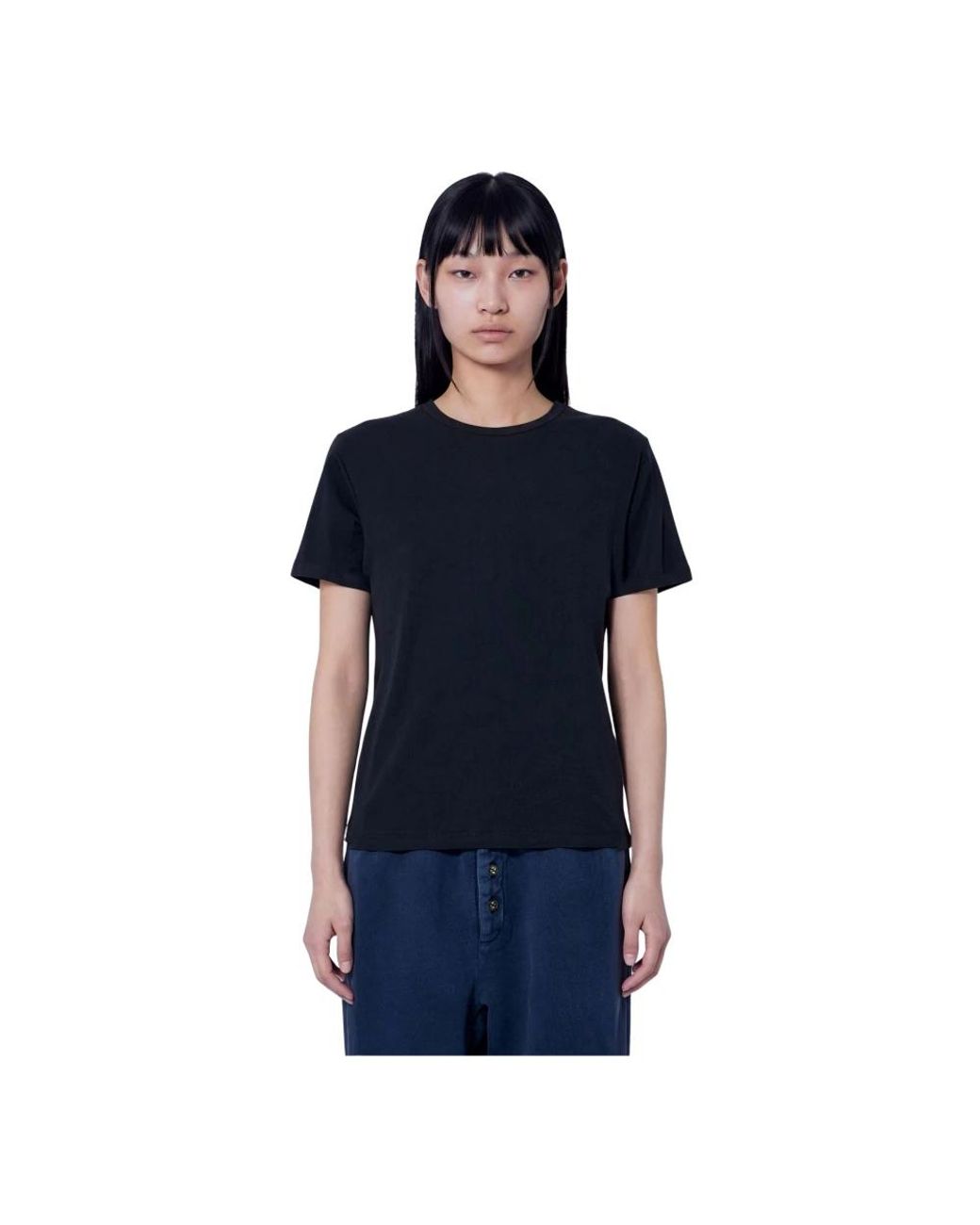 Entire studios Cotton Mini Tee in het Blue