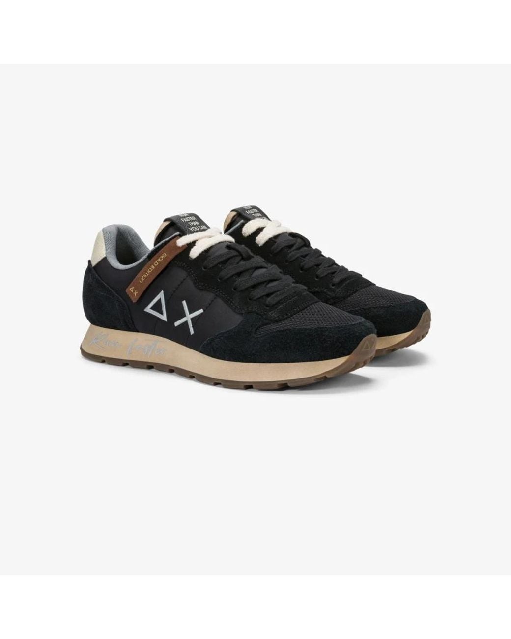 Sun 68 Black Sneakers for men
