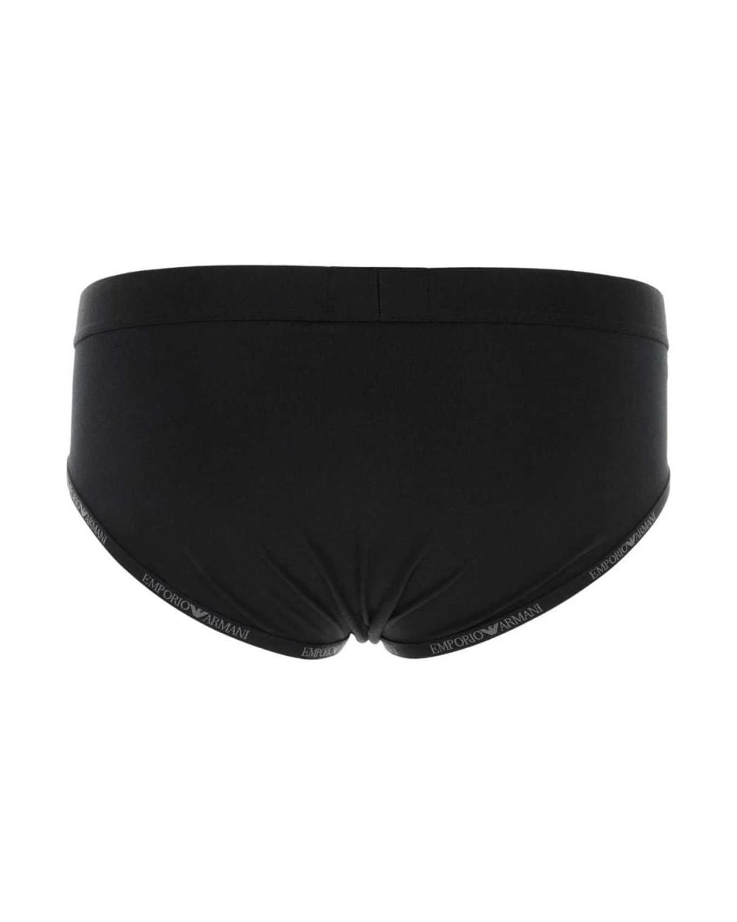 Emporio Armani Black Underpants for men