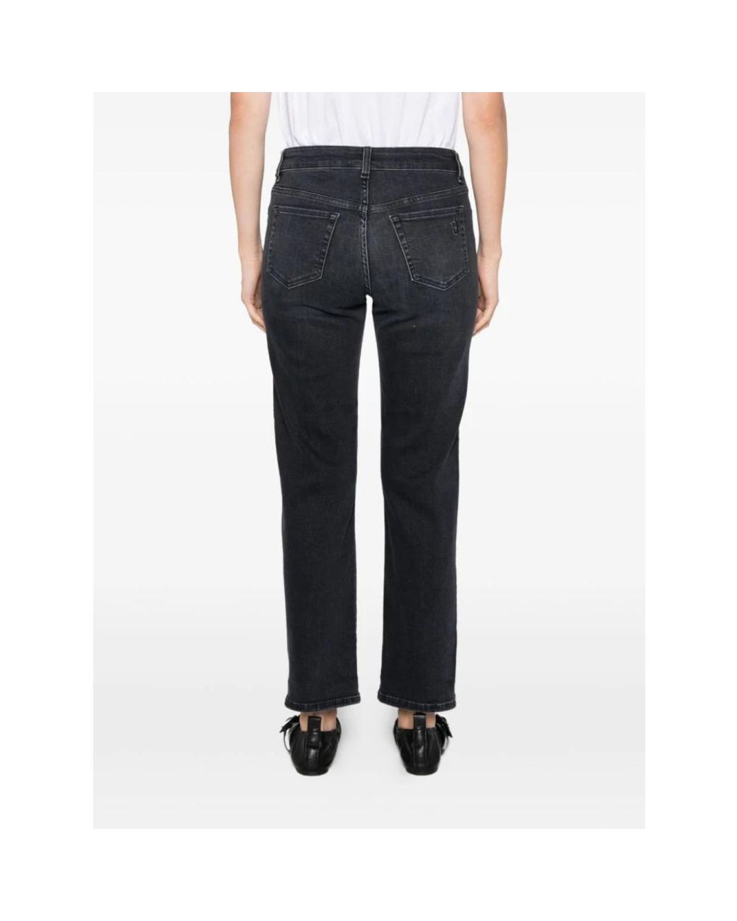 Liu Jo Gray Straight Fit Jeans