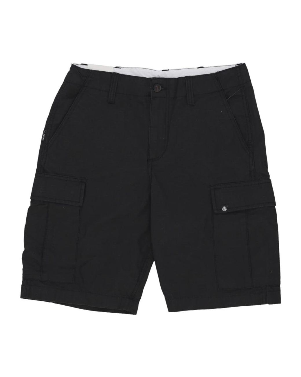 Element Ripstop Cargo Shorts in het Black voor heren
