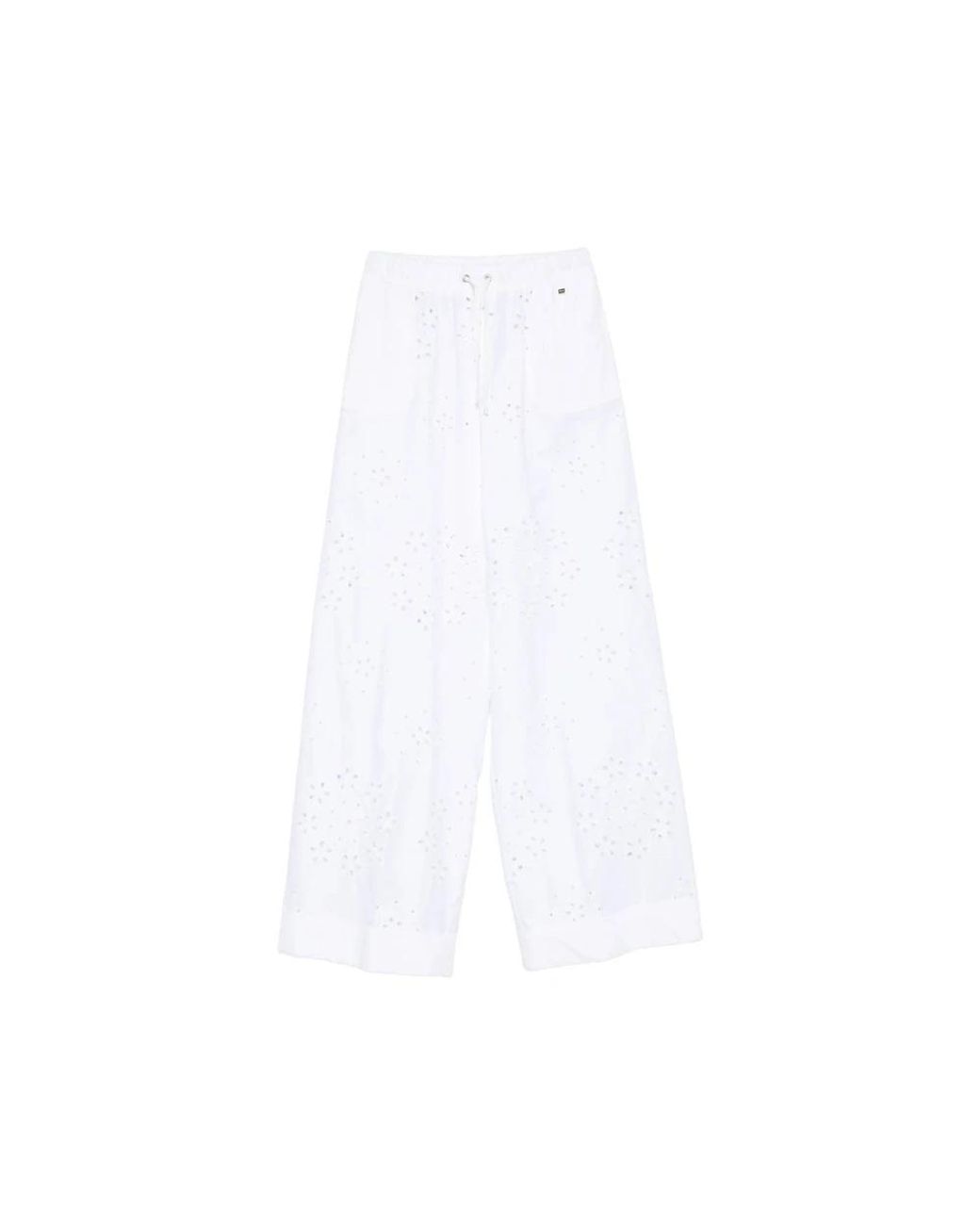 Herno White Trousers