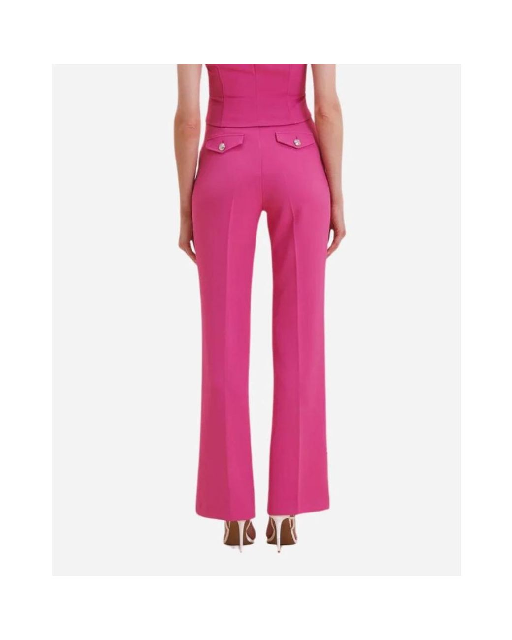 Nenette Pink Wide Trousers