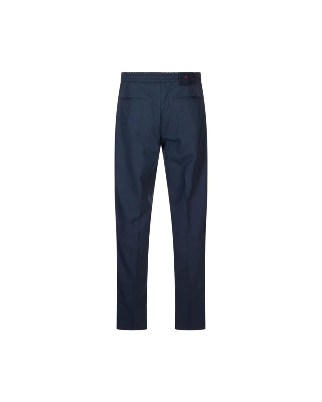 Kiton Blue Slim-Fit Trousers for men