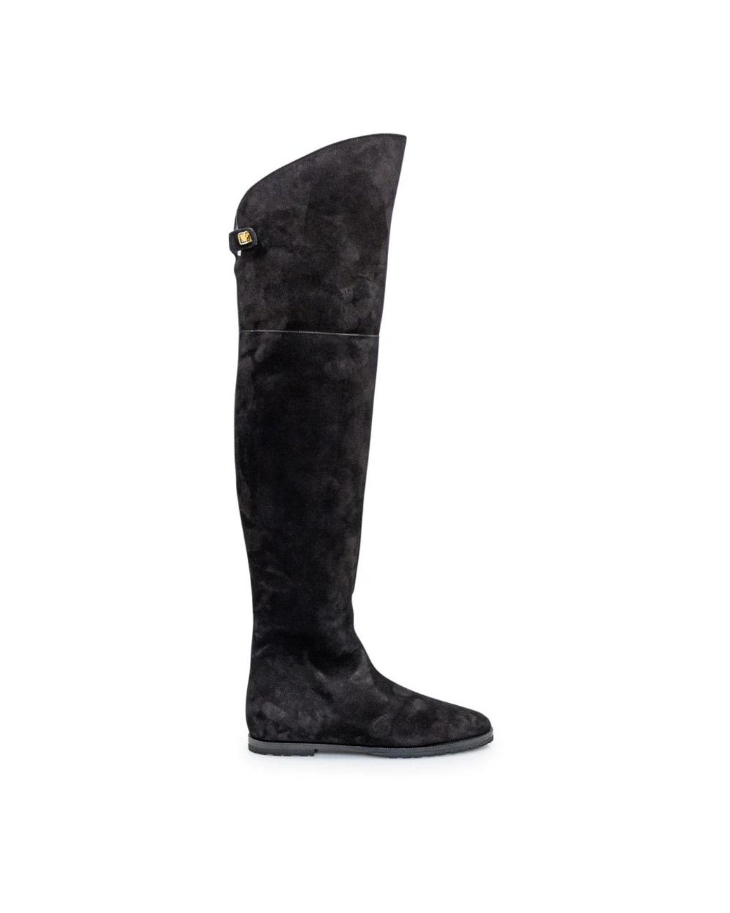 Maison Skorpios Black Over-Knee Boots