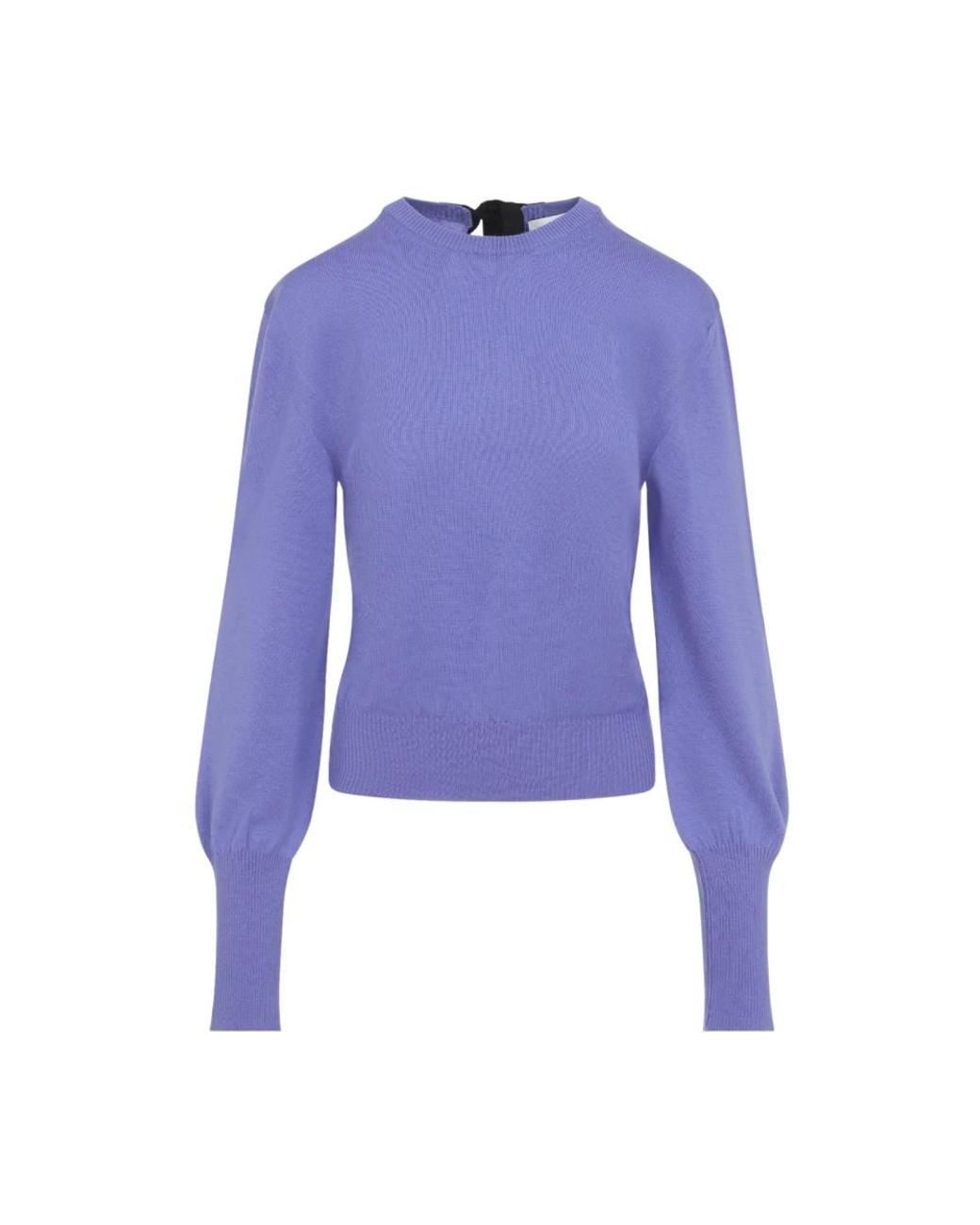 Lanvin Blue Round-Neck Knitwear