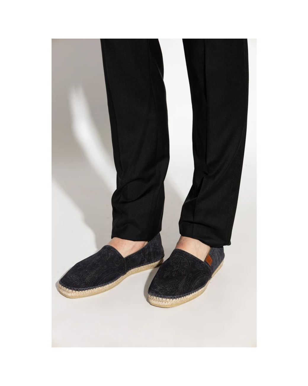 Espadrilles Etro de hombre de color Black