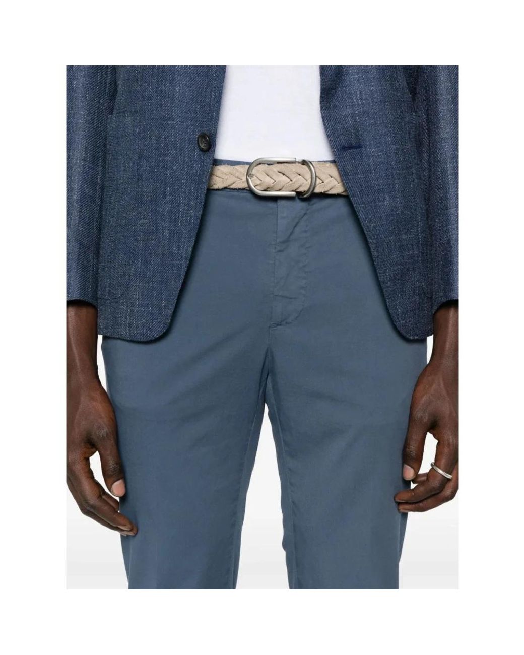 Incotex Blue Chinos for men