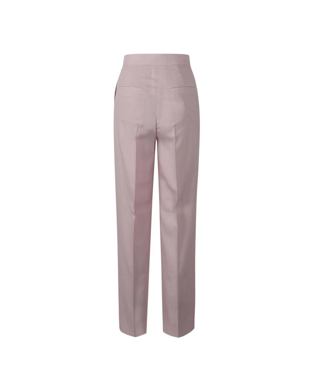 Max Mara Purple Straight Trousers